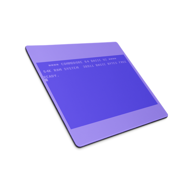 C64 BASIC Screen Gaming Mouse Pad