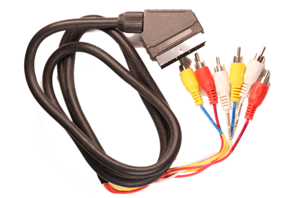 SCART to RCA AV cable