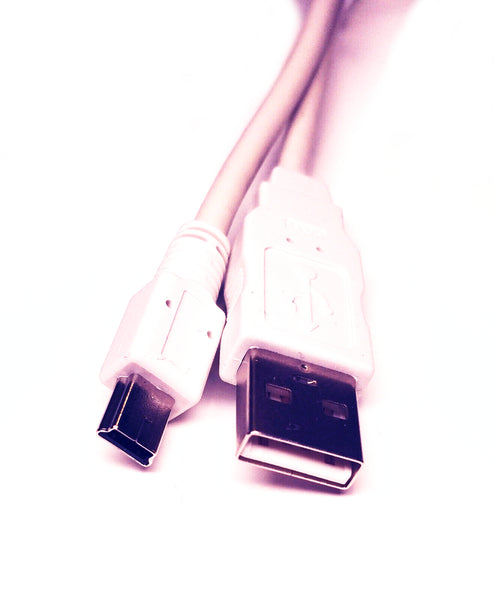 USB Cable: A male to Mini-B male (Molex brand)