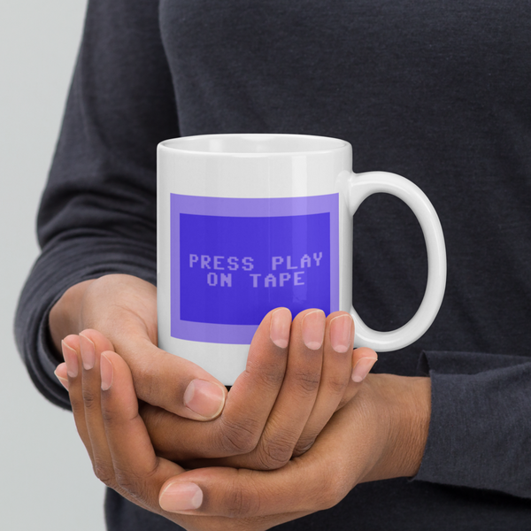 Press Play On Tape mug