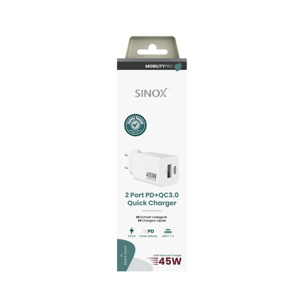USB-C PD 45W Charger (EU plug)
