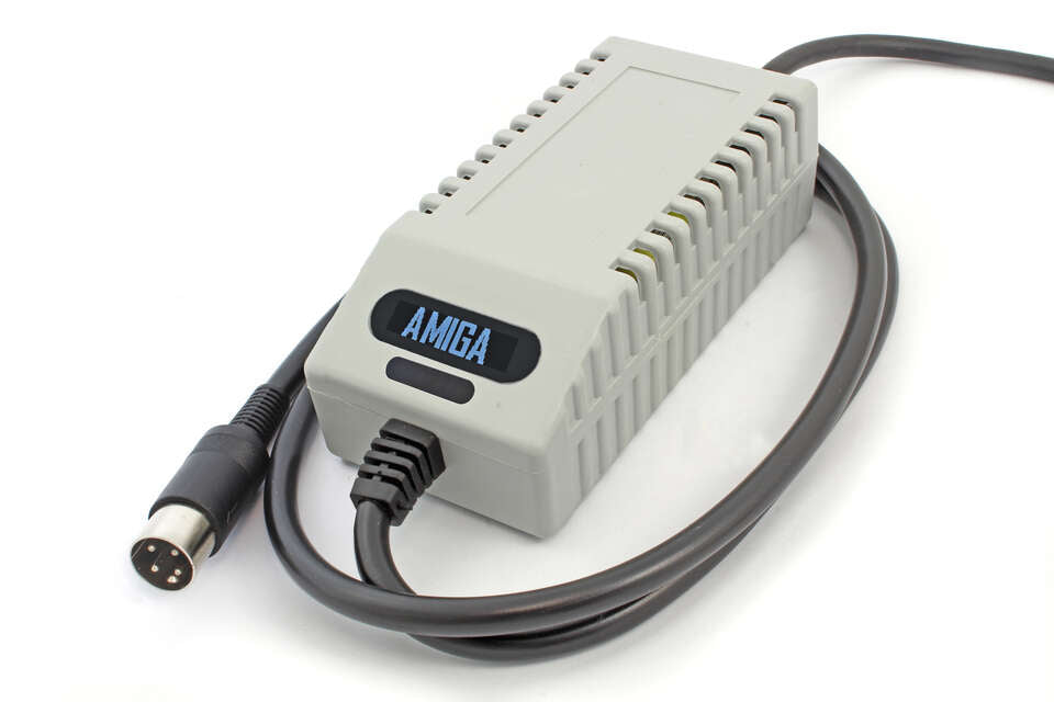 Amiga CD32 Power Supply with OLED Screen (EU plug)