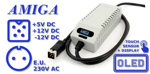 Amiga Power Supply with OLED Screen