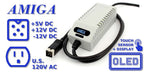 Amiga Power Supply with OLED Screen