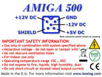 Amiga Power Supply with OLED Screen