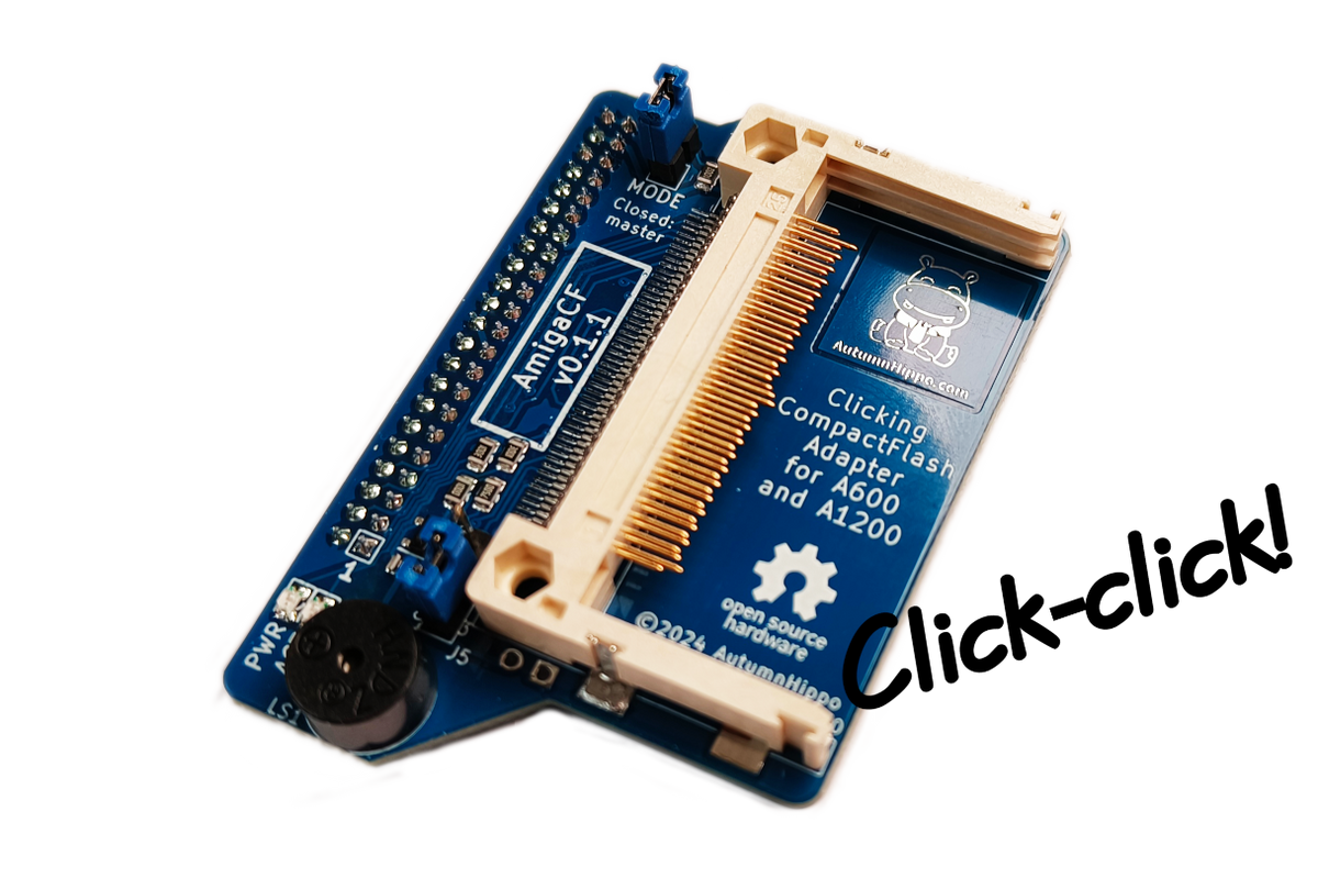 AmigaCF - Clicking CF Adapter