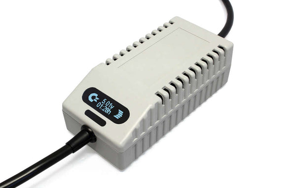 Commodore 128 Power Supply with OLED Screen