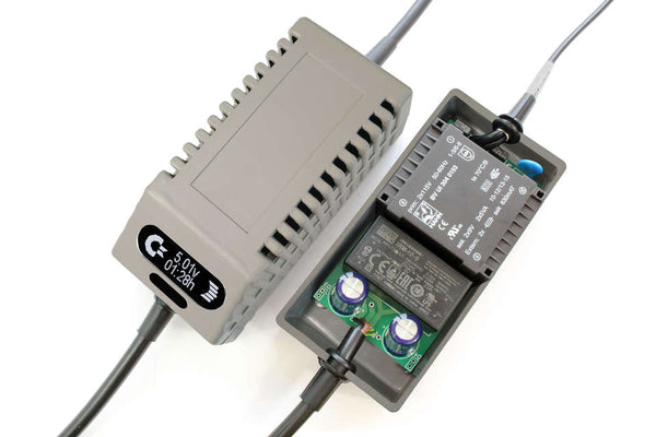 Commodore 128 Power Supply with OLED Screen