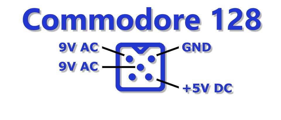 Commodore 128-strømforsyning