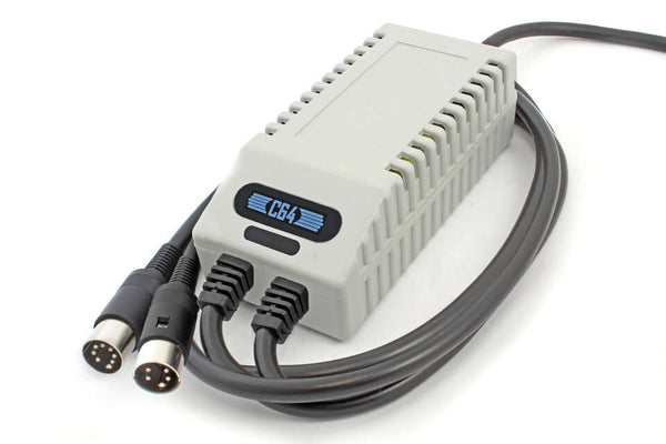 Dual C64 / VIC-20 + Floppy Drive Power Supply with OLED Screen