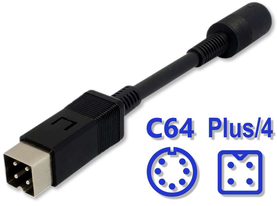 C64 to Plus/4 PSU Adapter Cable