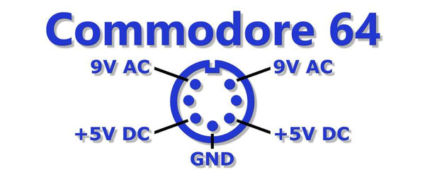 C64 / VIC-20 Power Supply with OLED Screen