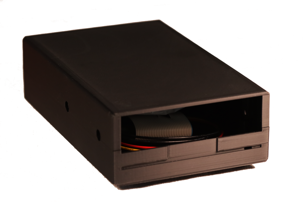 Greaseweazle v4.1 mounted in 3.5" drive enclosure