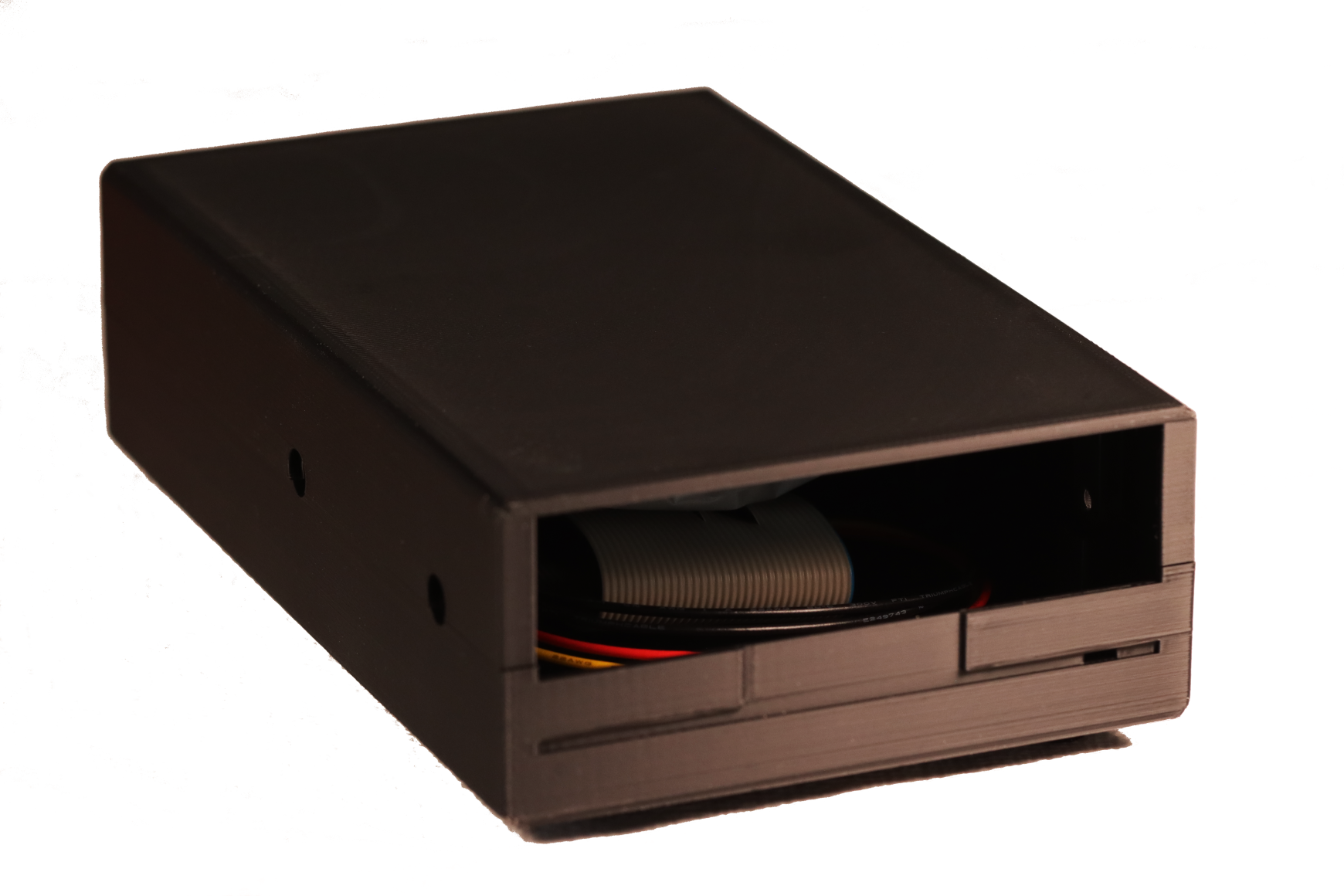 Greaseweazle v4.1 mounted in 3.5" drive enclosure