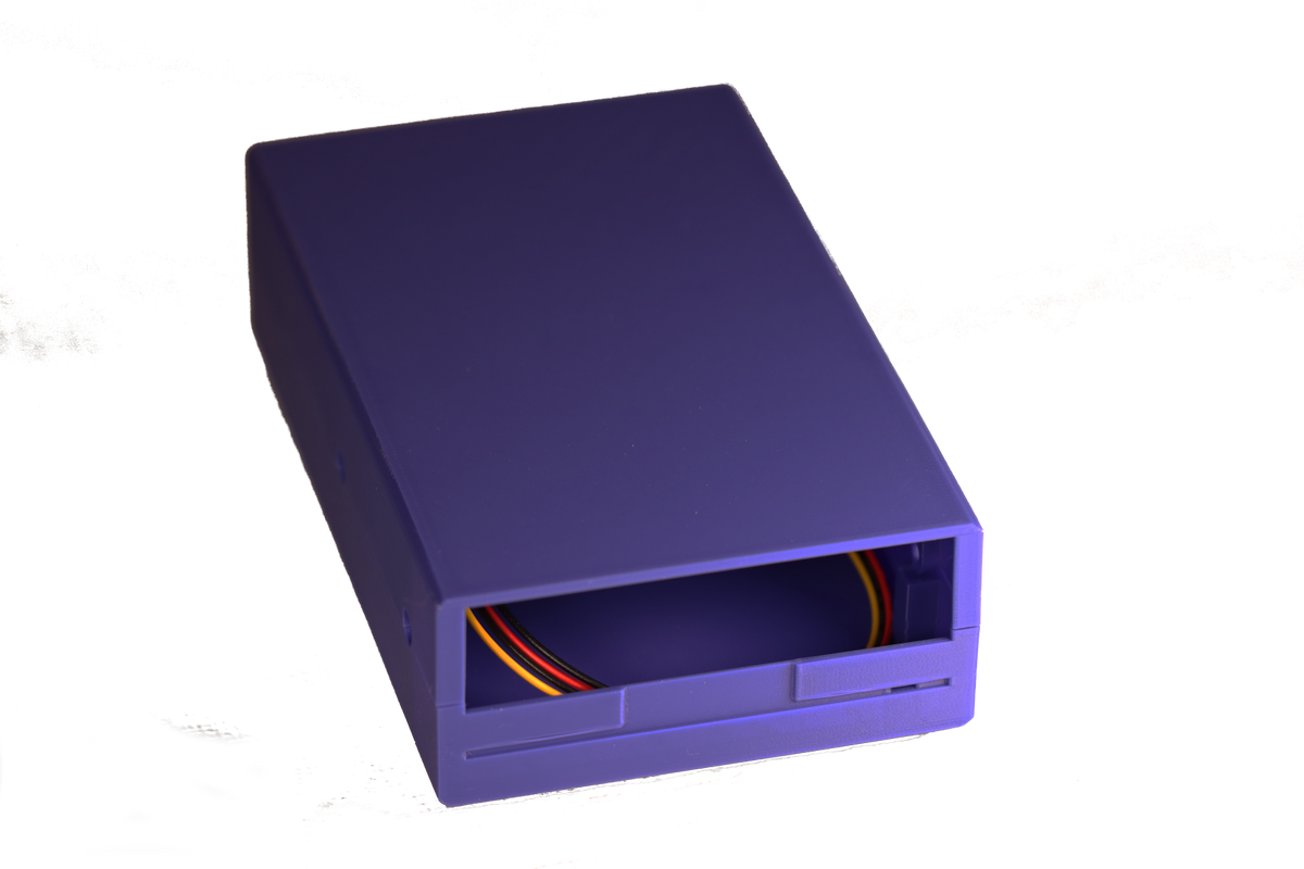Greaseweazle v4.1 mounted in 3.5" drive enclosure