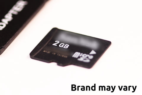 MicroSD card, 2GB