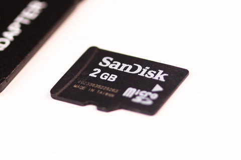 MicroSD card, 2GB