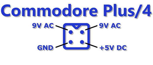 Commodore Plus/4 Power Supply