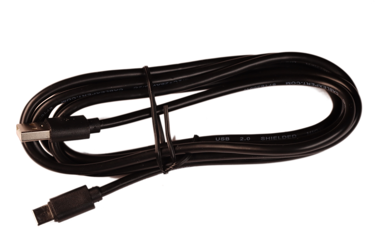 USB Cable: A male to C male, 1m