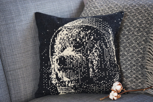 Astro Poodle Knitted Cushion Cover