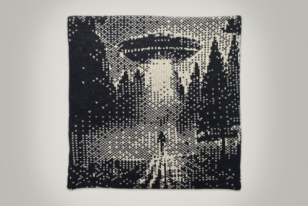 UFO Knitted Cushion Cover